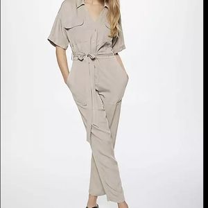 Flowy Belt Jumpsuit